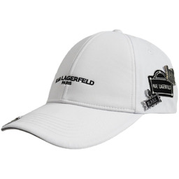 Czapka z daszkiem Karl Lagerfeld Paris Strapback Biała