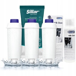 3x Filtr wody Sillar do ekspresu Delonghi +