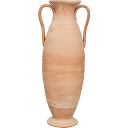 Biscottini Amfora Wazon Terakotowy, Czerwony, 80 x 35