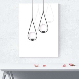 Modernistyczna LAMPA kropla Neve K-4771 Kaja wisząca OPRAWA