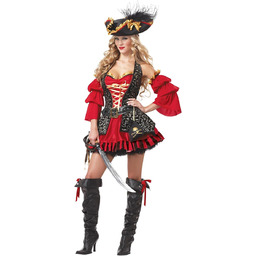 Seksowny kostium piracki z Hiszpanii dla kobiet