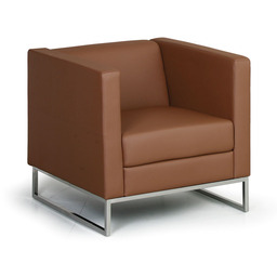 Fotel CUBE, brązowy