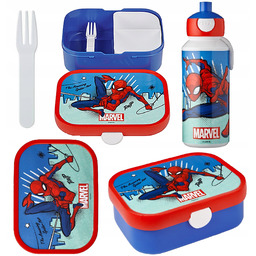 Mepal Lunchbox Śniadaniówka Bidon Spiderman Bez Bpa Zestaw