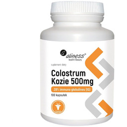 Colostrum Kozie IG 28% 500mg suplement diety 100
