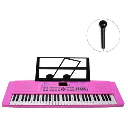 Musicmate MM-03 KeyDeluxe Różowy Keyboard