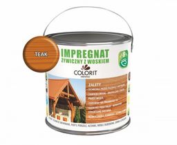 COLORIT Impregnat żywiczny z woskiem TEAK 2,5L
