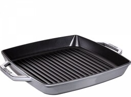 Staub Kwadratowa Patelnia żeliwna Grillowa Z Dwoma Uchwytami