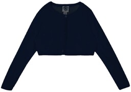 Sweter dziewczęcy Chicco bawełniany kardigan rozpinany granatowy-92