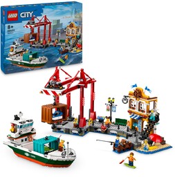 LEGO City Nadmorski port ze statkiem towarowym, zabawka