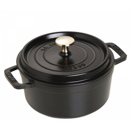 Staub Garnek żeliwny Okrągły 1.7l Czarny La Cocotte