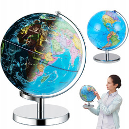 3W1 Globus Obrotowy Edukacyjny Do Nauki Dla Dzieci