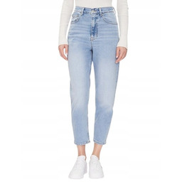 TOMMY JEANS JEANSY MOM FIT WYSOKI STAN BŁĘKITNE