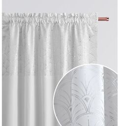 ZASŁONA BELISSA - Biała 140x250 Taśma