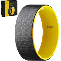 Koło do Jogi XXL - żółto-czarne 40x15