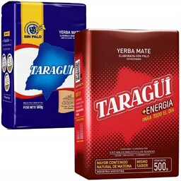Zestaw Yerba Mate Taragui Mocy Mas Energia 1kg