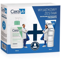 CeraVe żel do mycia 236ml + krem