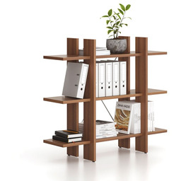 Regał biurowy niski krótki SOLID, 1250 x 400