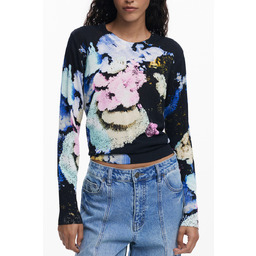 Czarny sweter damski Desigual