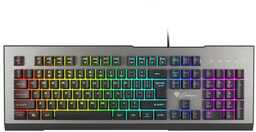 Genesis Rhod 500 RGB Czarny Klawiatura membranowa