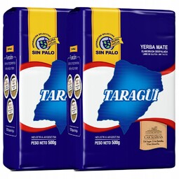 Zestaw Yerba Mate TARAGUI sin palo despalada 1kg