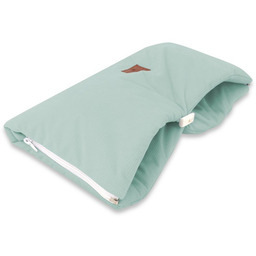 MimiNu, Mufka do wózka, Velvet pikowany, Zimna Mięta,