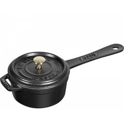 Staub Mini Rondel żeliwny 250 Ml, Czarny