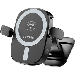 Uchwyt samochodowy z ładowarką indukcyjną na kratkę kokpit