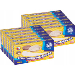 Glina Samoutwardzalna 460g biała Astra plastyczna do form