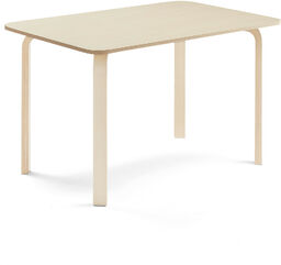 Stół ELTON, 1200x800x710 mm, brzoza laminat, brzoza
