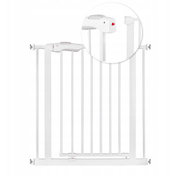 Barierka na drzwi, schody Nukido rozporowa biały 75-85cm