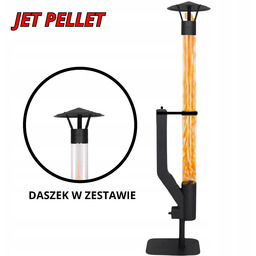 Palenisko na pellet piecyk rakietowy Jet Pellet czarny