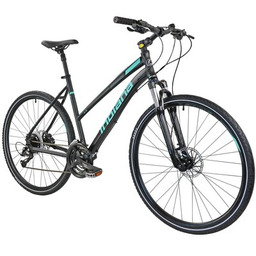 INDIANA Rower crossowy X-Cross 3.0 M19 damski Czarno-turkusowy