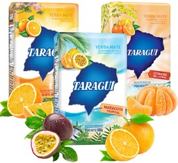Zestaw Yerba Mate Taragui Owocowa Terere 3x500g