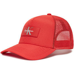 Czapka z daszkiem Calvin Klein Logo LV04D5025G Czerwony