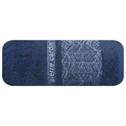 Eurofirany Ręcznik Teo 50x100 granatowy 480g/m2 Pierre Cardin