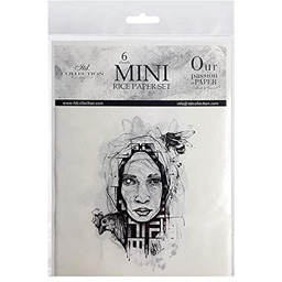 ITD Collection RSM011 mini papier ryżowy, 14,8 x