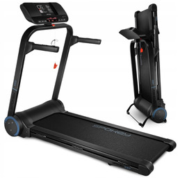 Bieżnia elektryczna składana 18km/h 12poziomów regul. Led max