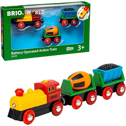 Brio 63331900 Lokomotywa Z Betoniarką (63331900) Bezpieczna Zabawka