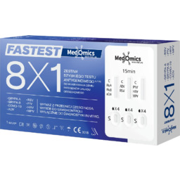LabHome Test Combo 8w1 SARS-COV-2/Flu A/B/RSV/ADV/PIV/HRV/MPV, test diagnostyczny