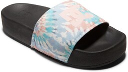 kapcie damskie DC SLIDE PLATFORM SE Black/White Print