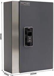 Skrzynka na klucze KEY PRO, odcisk palca,