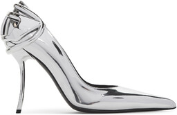 Szpilki Diesel D-Ten&Half P Y03426P1660 Srebrny