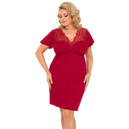 Koszulka Doris Plus Burgundowa (Rozmiar 50)