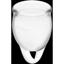 Kubeczki Menstruacyjne Feel Confident Menstrual Cupset Satisfyer