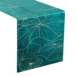Eurofirany Obrus bieżnik Blink 18 35x180 turkusowy ciemny