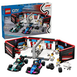 LEGO 60444 City F1 Garaż i bolidy Mercedes-AMG