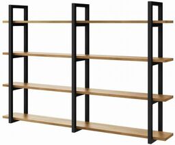 Półka wisząca Industrial Loft D4 160-200cm Metal
