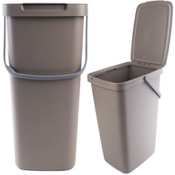 Kosz na śmieci Salans jasny brąz 20L