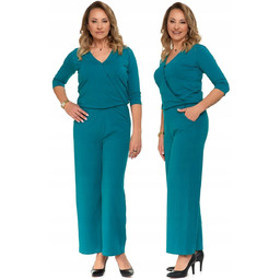 MORAJ Bawełniany Kombinezon Szerokie Nogawki M