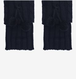 Krótkie getry damskie z pomponami Angora Short Pom